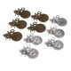 thumbnail image 5 of 10 piezas de aleación , colr, colgante, , conectores, reloj granajes con abalorios de abejas, colres hechos DIY, colgante Gloria Reloj de engranaje Abejas encantos, 5 of 8