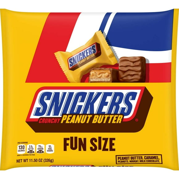 Crunchy Butter Squared Fun Size Chocolate Candy Bars 11.5-Ounce Bag (Pack of 6)