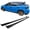 Gloss Black, variant on Ikon Motorsports Side Skirts Compatible With 2019-2025 Toyota Corolla Hatchback 5DR T Style Gloss Black Left Hand Right Hand Rocker Panel Extensions Pair