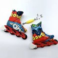 thumbnail image 2 of EIMELI 1 Paire de Mini Patins à Doigts Jouets Patins à Roulettes Mini en Ligne Cadeau pour Enfants, 2 of 3