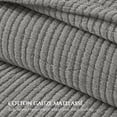 thumbnail image 4 of EVERGRACE Cotton Gauze Full Queen Bedspread, Ultra Soft Prewashed Pick Stitch Matelassé Coverlet, Lightweight Oversized Queen Quilt Bedding Set for All Season, w/ 2 Shams, Dusty Blue, 4 of 8