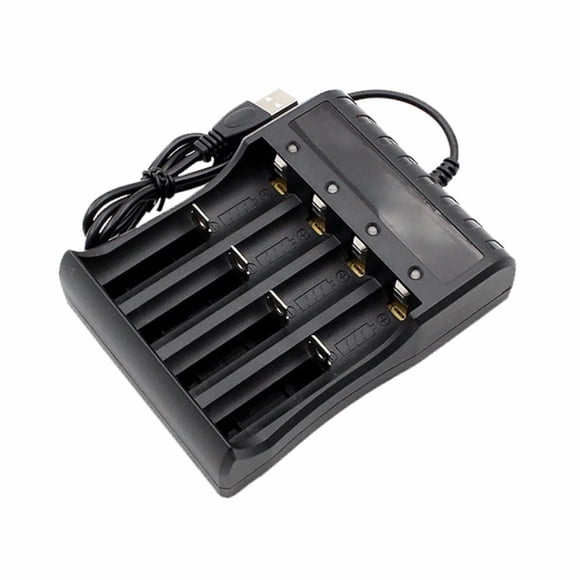 Chendee Sinlge Dual Slot Usb Smart Battery Charger For 14500 18500 26650 3.7V Battery,Four Slots