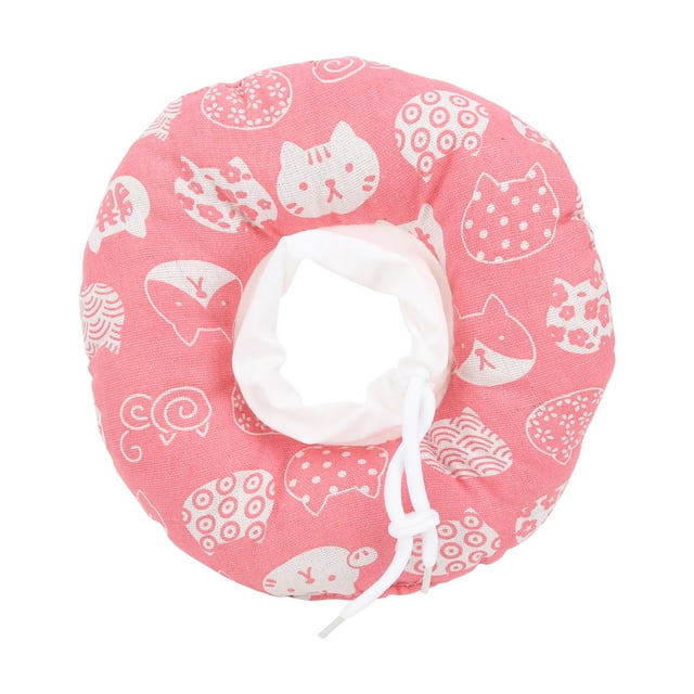 Cat Donut Cône, Chat Récupération Collier Chat Elizabethan Collier Chat Santé Fournitures Robuste et Résistant