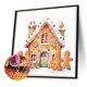 thumbnail image 5 of Pintura de diamante 5D DIY taladro redondo completo Navidad galleta decoración de la casa 30x30cm, 5 of 9