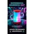 thumbnail image 2 of Bocina Inalámbrica Portátil 360 con Luz LED y Micrófono Integrado Roja, 2 of 6