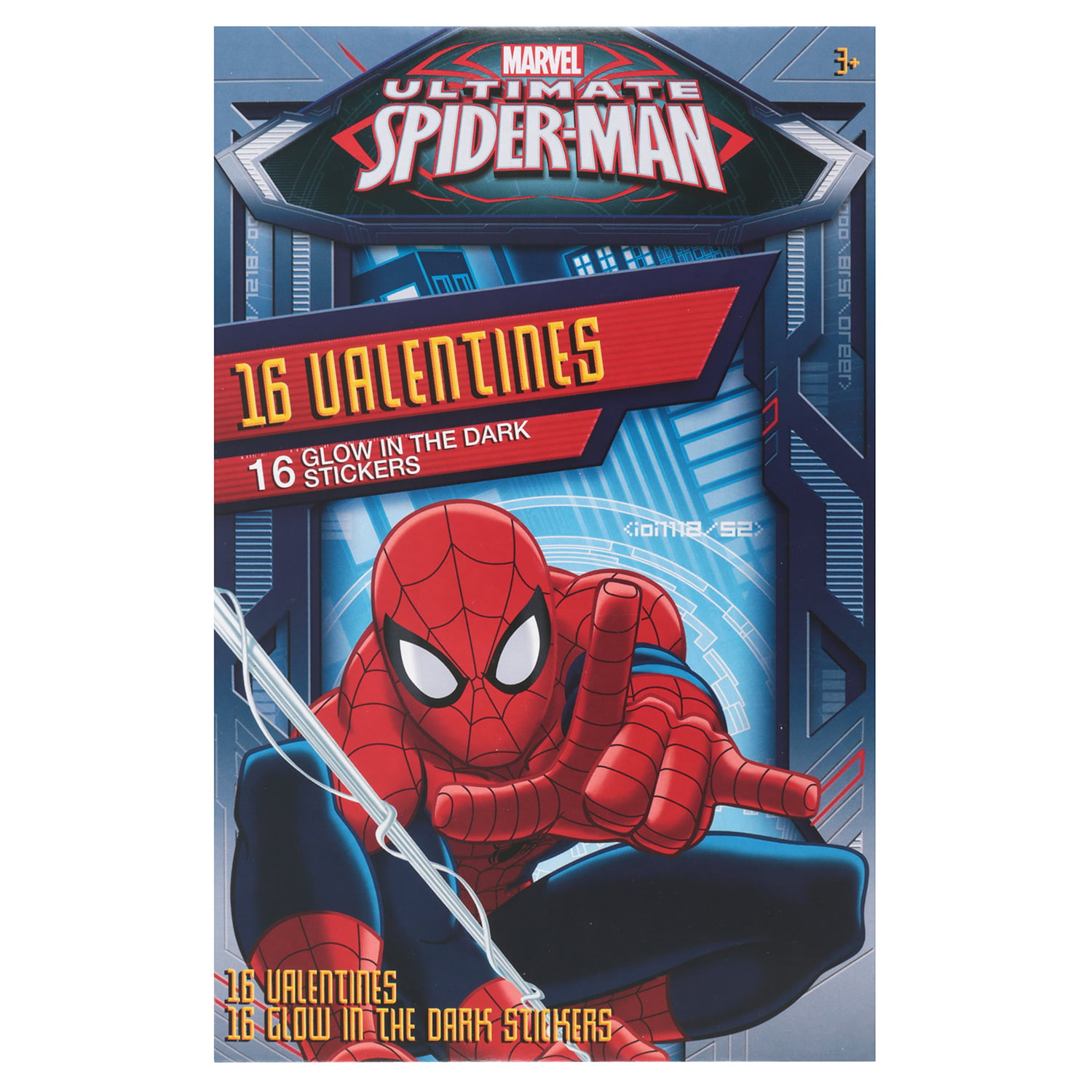 Spider-Man Stickers x 5 Glow in the Dark Stickers Birthday Party Favour Ideas