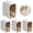 Brown 4pcs, variant on Toothbrush Holder Wall Mounted Toothbrush Holders for Bathrooms, Tooth Brush Holder for Travel and Home, Single Toothbrush Organizer with Cover for Shower 2PCS