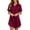 Navy, variant on Summer Nightgowns for Women Silk Short Sleeve Nightshirt Silky T shirt Night Gown V Neck Sleepshirt Loose Sleepwear Black S