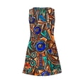 thumbnail image 6 of Women's 2025 Floral Sundress - Loose V-Neck Sleeveless with Pockets, Vintage-Inspired Beach Cover Up & Casual Summer Dress, 6 of 7