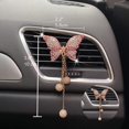 thumbnail image 3 of Charm decoración de salida de aire de coche, accesorios ostentosos para coche para mujer, Interior de coche de cristal con diamantes de imitación, 3 of 4