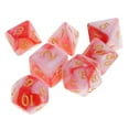thumbnail image 3 of [ De 14 Piezas] s De Dados De Acrílico Polivinílico De 16 Mm Para Mazmorras / Dragones / De (D4, D6, D8, 4 Piezas D10, 4 Piezas CUTICAT Dados poliédricos, 3 of 8