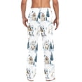 thumbnail image 4 of Christmas House Landscape Men's Pajama Pants Cotton Long Sleepwear Lounge Pants L, 4 of 7