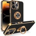 thumbnail image 1 of Funda delgada ligera YONGSHENG para iPhone 14 Pro Max soporte de anillo 360 a prueba de golpes antideslizante, 1 of 5