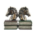 thumbnail image 4 of Danya B. Horses on Books Polyresin Antique Patina Finish Bookend Set of 2, 4 of 10