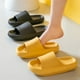 thumbnail image 4 of Zapatillas de casa, sandalias antideslizantes de EVA, zapatillas de suela gruesa con punta abierta para parejas, amarillas, adecuadas para el tamaño 39-40 2 piezas kenally  AP001383-03B, 4 of 7