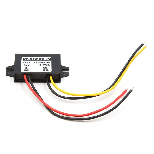 DC 12V a DC 4.2V 2A 8W Transformador Reductor Módulo de Alimentación para Vehículos