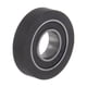 thumbnail image 3 of PU Polea Rodillo Rodamiento 8x21x5mm Poliuretano Revestido Guía Rueda para Industrial, Negro, 3 of 5