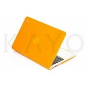 KAYO - AIR 11-inch Rubberized Hard Case for Apple MacBook Air 11.6" ( A1465 & A1370) Cover Shell - (TANGERINE)