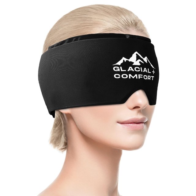 Gorro para aliviar la migraña Glacial Comfort, terapia de frío y compresión