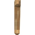 thumbnail image 2 of Ekena Millwork 6"W x 26"D x 38"H Traditional Craftsman Rough Sawn Bracket, Western Red Cedar, 2 of 13