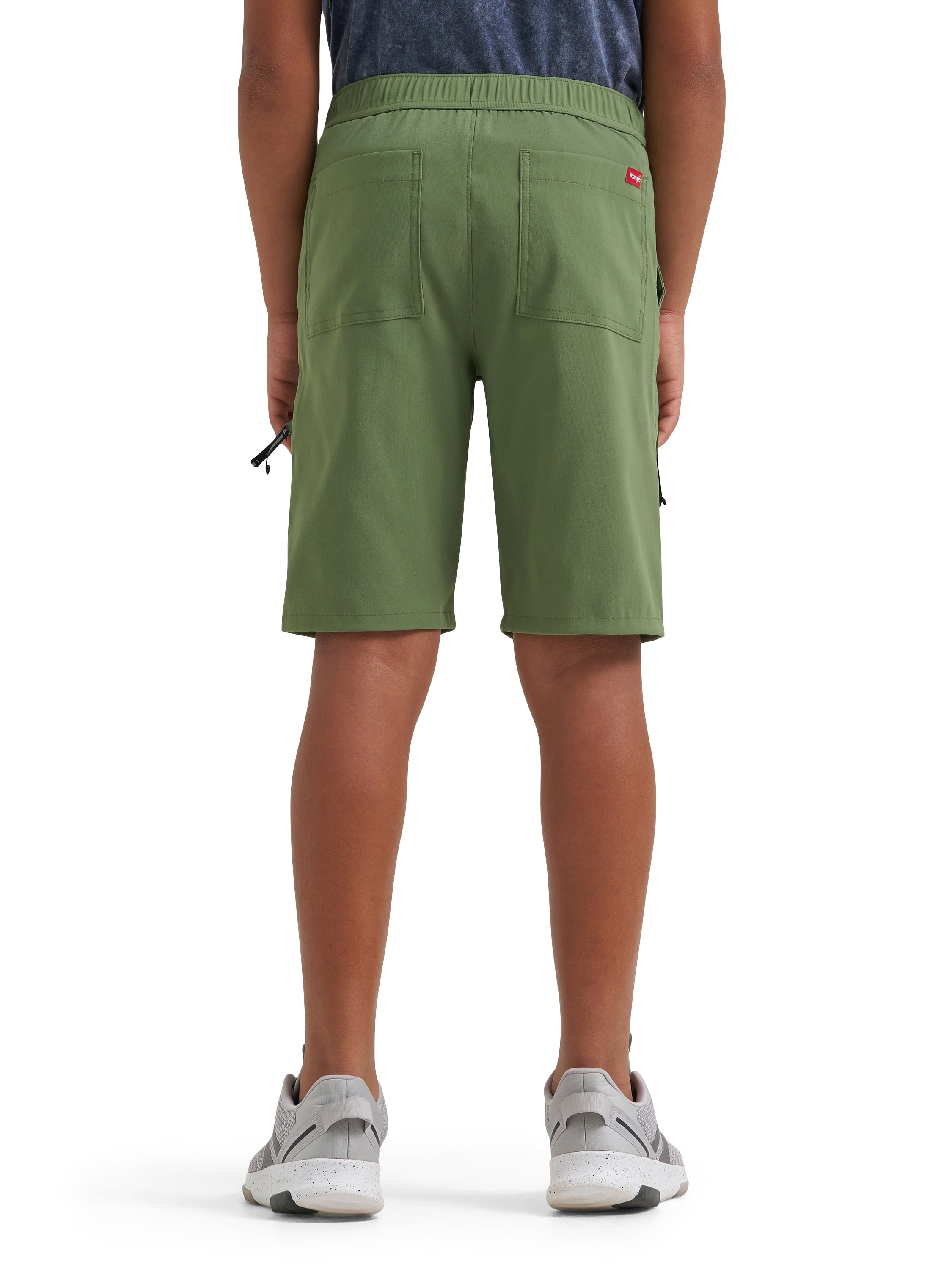 Wrangler® Boy's Tech Cargo Shorts with Screen Cleaner, Sizes XS-2XL & Husky