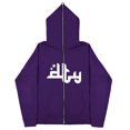 thumbnail image 5 of Sudaderas oscuras europeas y americanas para hombre y mujer, sudaderas con capucha góticas para parejas, sudaderas de Cremallera larga de talla grande Harajuku 2023, 5 of 5