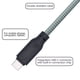 thumbnail image 4 of Cable De Grabación De Guitarra A USB C, Cable De Audio Cable De Micrófono Plug And Play USB C A Cable Estéreo Con Conector Auxiliar De 6,35 Mm Y 1/4 De Pulgada, 4 of 7