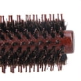 thumbnail image 2 of Peine de cerdas de jabalí Rollo de madera Peine de cola de cerda profesional Peine de cola puntiaguda Peine de flor de pera Peine de peine de pelo (A1) 10 filas Cola puntiaguda, 2 of 7
