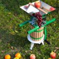 thumbnail image 5 of 4.75 Gallon Fruit Apple Wine Press 100% Nature, Healthy Apple, Grape & Berries Crusher Manual Juice Maker For Kitchen, Solid Wood Basket with 6 Blocks Cider Wine Making Press, 5 of 6