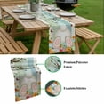 thumbnail image 5 of Easter Table Runner - 36 Inch Long, Kitchen Dining Table Runner Dresser Scarves, Spring Watercolor Eggs Country Tulip Wooden Grain Farmhouse Decor for Coffee Tables Wedding Party Banquet, 5 of 8