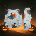 thumbnail image 6 of Matching Family Halloween Pajamas Set - 2026 Cute Ghost & Pumpkin Print Two-Piece Sleepwear Pjs - Family Matching Pajamas Soft Holiday Loungewear Halloween Matching Pajamas for Family, 6 of 6