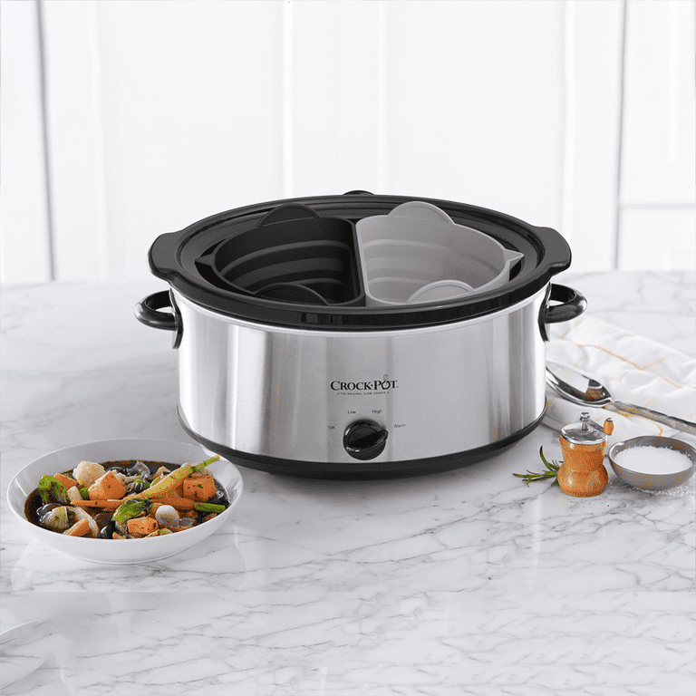 FROVEN 4QT Oval Silicone Slow Cooker Liner Compatible With Crock Pot &  Hamilton Beach Crockpot Liners, Reusable, Dishwasher Safe Suitable For Most  4