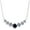 Black, variant on Total 2.8/5 Carat Moissanite Pendant Necklace Women's Diamond Necklace 18K Gold Lab Diamond Pendants Necklaces for Women Moissanite Necklace Lab Women's Diamond Necklace