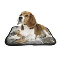 thumbnail image 2 of PKQWTM Tyrannosaurus Rex skeleton in stone wall Pet Dog Cat Bed Pee Pads Mat Cushion Potty Dogs Blankets Crate Bed Kennel 28x36 inch, 2 of 3