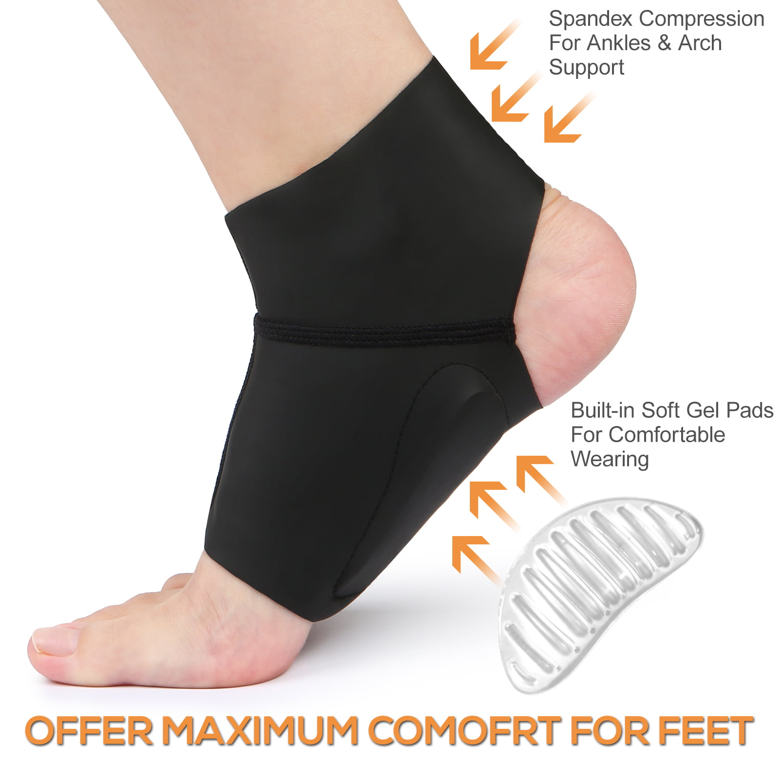 Professional Heel Open Design Strong Support Ankle Brace Ankle Sleeve  Protection with Adjustable Function - China Knee Brace and Knee Support  price | Made-in-China.com