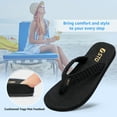 STQ Womens Yoga Mat Quick Dry Thong Flip Flops, Versatile NonSlip