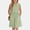 Dress-166Green, variant on Gamivast Dresses for Girls Linen Sleeveless Peter Pan Collar Cute Dress A Line Gathered Waist Knee Length Skater Dress Pockets Solid School Holiday Sundress Khaki 6 Years