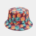 thumbnail image 2 of LinYooLi Womens Bucket Hat Fresh Fruit Pattern Reversible Men Fisherman Hat Teen Unisex Travel Sport Sun Protection Basin Hat, 2 of 8