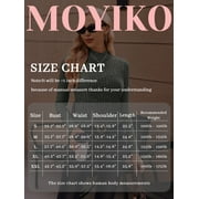 MOYIKO Mock Turtleneck Long Sleeve Shirts for Women Fitted Thermal Undershirts Lightweight Trendy Tops