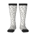thumbnail image 2 of Picia Women Crew Soft Moisture-wicking Socks Hand Drawn Squirrel Pattern Design Cotton Socks, One Size fit All, 2 of 9
