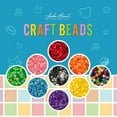 thumbnail image 4 of John Bead 540pcs 6x9mm Multicolor Plastic Pony Beads, 160g, 4 of 4