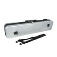 thumbnail image 4 of ZLight Étuis pour Queue de Piscine 1/2 Sac de Club Standard PVC Étui de Rangement Noir Étanche Sac Rigide pour Queue de Snooker Argent Verrouillable 85x12x18cm, 4 of 5