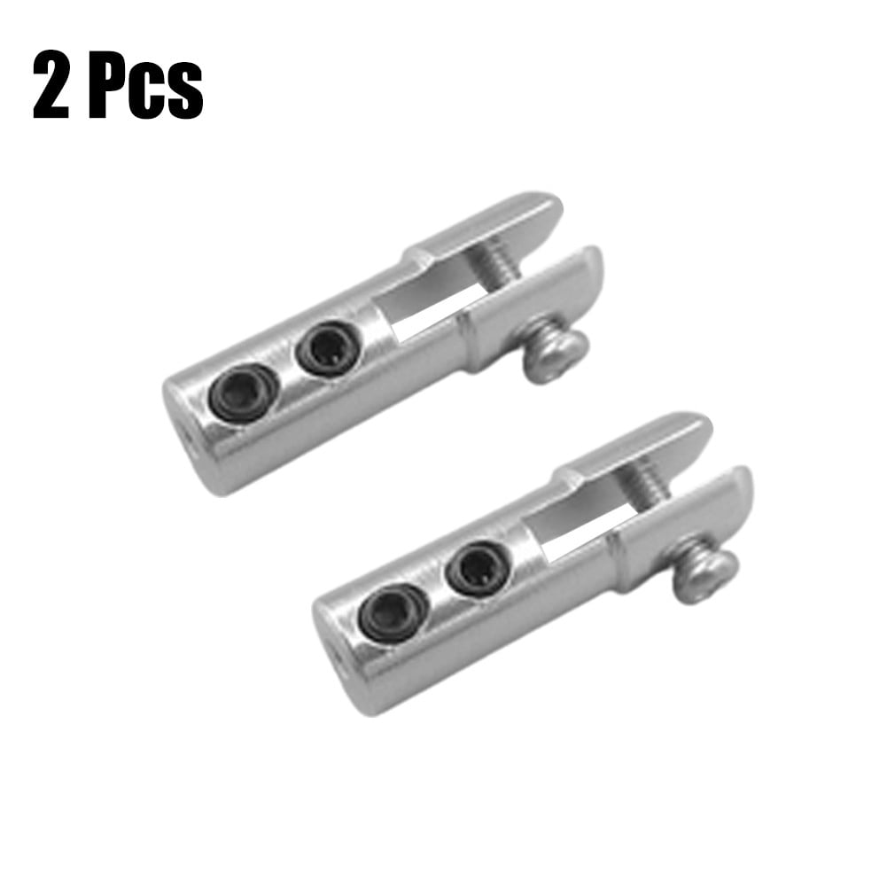 2x Metal Servo Rudder Arms Linkage Joint Tie Rod End Clevis For Rc Boat
