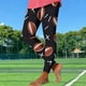 thumbnail image 5 of TaTaai Women Rugby Random Print Skinny Yoga Pants Casual Fashion Leggings Stretchy Fabric Ladies Fitness Workout Daily Street Wear Non-See-Through No Fading Comfortable Stylish Pants Gift, 5 of 5