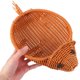thumbnail image 5 of WASHWEPE Cesta Tejida En Ratán Color Marrón Claro Ideal Para Y Snacks En, 5 of 6