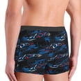thumbnail image 3 of KLL Blue Sports Car Men's Cotton Boxer Briefs Underwear-Large, 3 of 8