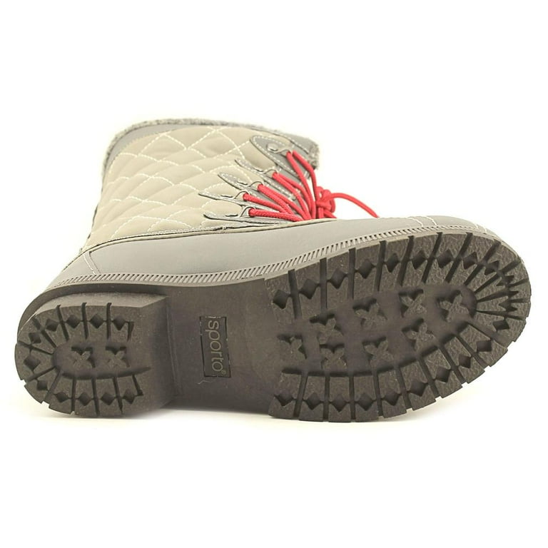 Sporto Camille Women Round Toe Synthetic Gray Snow Boot Walmart
