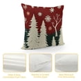 thumbnail image 4 of Qinduosi Christmas Pillow Covers Inch Set of Red White Christmas Tree Snowflakes Decor Throw Pillows Xmas Holiday Outdoor Cushion Cases for Couch Bed Decorations, 4 of 5