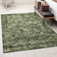 thumbnail image 1 of Alfombra Morebes 1.5x2.1 m Vintage Boho Suave Antideslizante Verde Grisáceo, 1 of 7