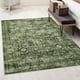 thumbnail image 1 of Alfombra Morebes Vintage 91x152 cm, lavable, antideslizante, verde grisáceo, 1 of 7